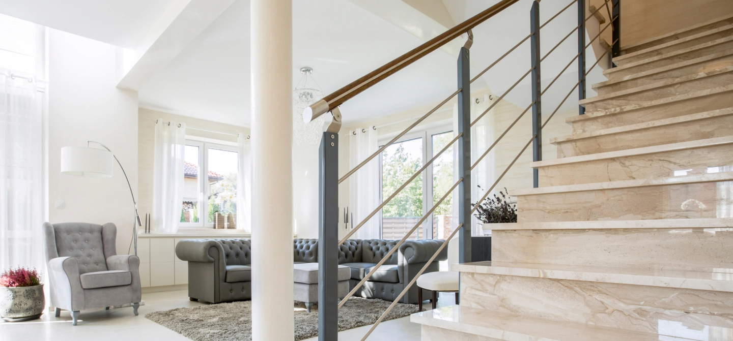 modern home staircase leander tx